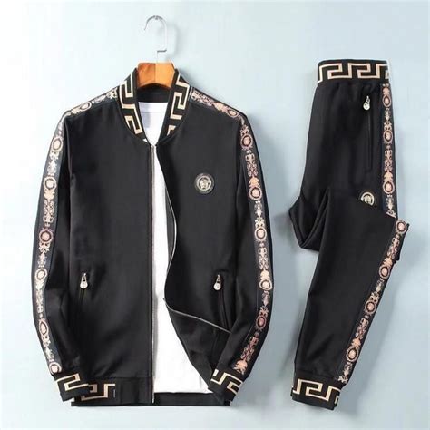 versace tracksuit top n pants|versace men's sneakers for sale.